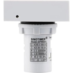 Contor digital multifuncțional: Voltmetru, Ampermetru, Frecvență (Hz), Tensiune, Curent, Consum energie (kWh), 230V